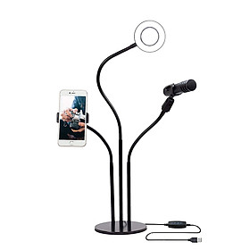 Mua Giá đỡ điện thoại smartphone chụp hình  quay video Livestream có đèn led -301