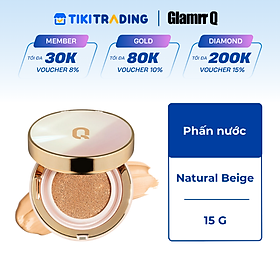 Phấn nước trang điểm dưỡng da GLAMRR Q LONG WEAR DD CUSHION by Gilaa (1 lõi x 13g)