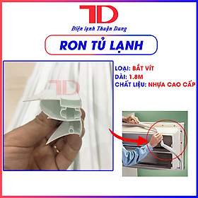 Ron tủ lạnh loại gài, Gioăng cài, Zoăng tủ lạnh cài 1.8m, ron tủ lạnh 1.8m, Điện lạnh Thuận Dung