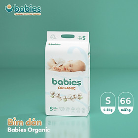Tã quần/dán babiesorganic size nb76,s66,m56,l46,m54,l50,xl46,xxl40,xxxl38 tinh chất lô hội, mỏng thoáng khí