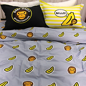 Bộ ga gối 4 món cotton Hàn Julia 260BK18