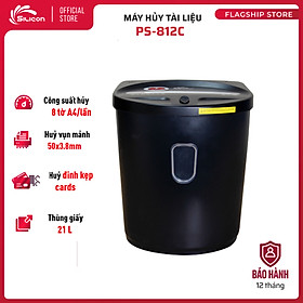 Máy hủy tài liệu silicon ps-812c