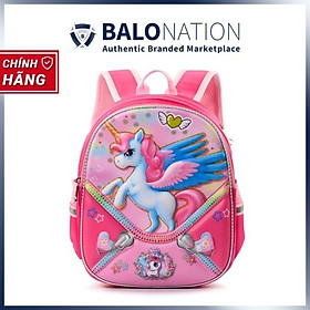 Balo Mẫu Giáo Chống Nước, Đệm Mút An Toàn Mr Vui 880 dành cho bé gái - Hàng Chính Hãng