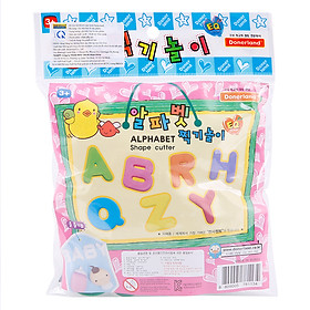 Bộ Khuôn Nặn Học Tập Hình Alphabet DonerLand Fb02051 (Màu Ngẫu Nhiên)