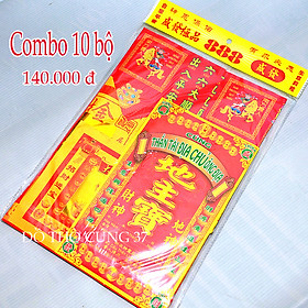 Mua COMBO 10 BỘ GIẤY CÚNG   THẦN TÀI - THỔ ĐỊA  