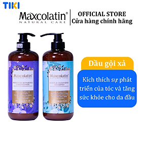 Dầu Gội-Xả Phục Hồi Dưỡng Ẩm Siêu Mềm Mượt Phục hồi hư tổn ngăn gàu và giảm gãy rụng MAXCOLATIN 800ml