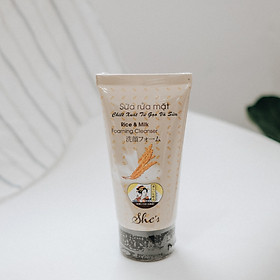 SỮA RỬA MẶT SHE'S CHIẾT XUẤT TỪ SỮA VÀ GẠO