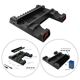 for PS4 Cooling Stand Charging Station, 10 Game Rack for PS4 / PS4 Slim / PS4 Pro