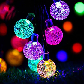 Mua Đèn Led Bóng Tròn 6 5m 30 Đèn Chống Thấm Nước Treo Trang Trí Gồm 2 Màu Vàng Ấm Và Đa Sắc Dùng Pin AA