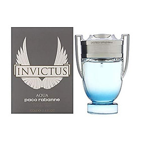 Invictus Aqua by Paco Rabanne for Men 3.4 oz Eau de Toilette Spray
