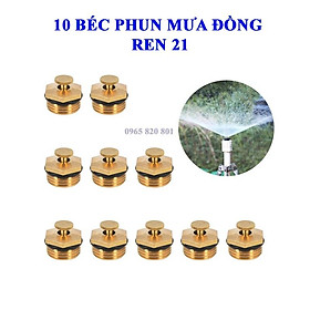 Mua Béc phun tưới hình quạt 360 chất liệu đồng