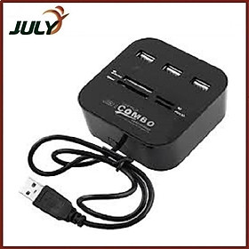 Combo hub usb 2.0 + card reader - JL