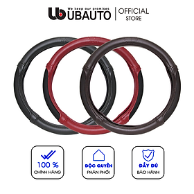 Bọc vô lăng xe ô tô da PU cao cấp chính hãng giá tốt UBAUTO phù hợp các dòng xe có vô lăng 36-38cm
