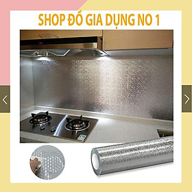 Cuộn giấy bạc dán bếp cách nhiệt chống thấm bền đẹp 3m tiện lợi 