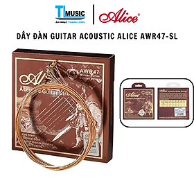 Mua Alice AWR47 PHOSPHOR BRONZE Acoustic Guitar Strings - Bộ 6 Dây Đàn Guitar Acoustic Size 11