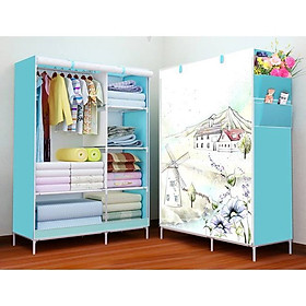 Mua Tủ quần áo 3D 2 buồng 6 ngăn MS0326
