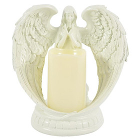Angel Candle Holder Tabletop Statue Candleholder Tealight Candlestick Gifts