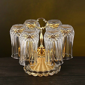 Mua GIÁ ÚP LY  CỐC MẠ VÀNG - ĐẾ THỦY TINH CAO CẤP  SANG TRỌNG