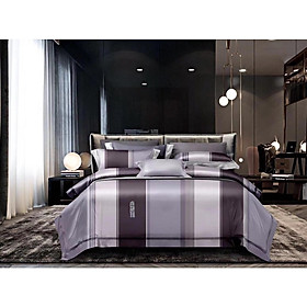 Bộ Drap giường 4 món Lụa Tencel 60s mẫu mới nệm dưới 25cm - 2