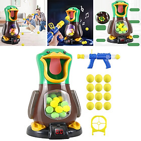 Duck Shooting Toys for Kids Target Shooting Games with Air Pump Gun & Sound
