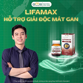 [FAMAX] Hộp 30 viên giải độc gan Lifamax hỗ trợ giải độc gan, mát gan và bảo vệ gan