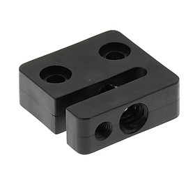 3D Printer T8 8mm Screw Nut Seat Block, 2mm Thread Pitch, Black