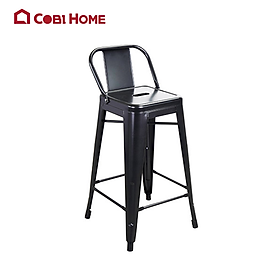 Ghế quầy bar có tựa lưng bằng thép sơn tĩnh điện cao cấp RUDI 391832/391833/391834/391835.NHẬP KHẨU VÀ PHÂN PHỐI CHÍNH HÃNG COBI HOME.