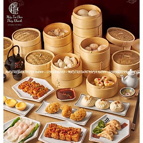 Mua Lồng hấp tre xửng hấp tre bánh bao há cảo (1 lồng kèm đáy và nắp)