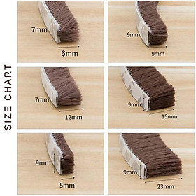 Ron lông nheo cạnh cửa lông chống ồn ngăn bụi cửa sổ và cửa đi trong Gia đình - 5 m