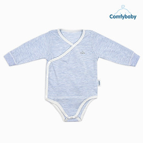 Áo cho bé sơ sinh - Bodysuit giữ ấm ngực dài tay 100% Cotton cho bé size từ 0-12 tháng hàng chính hãng (Giao màu ngẫu nhiên)