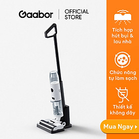 Mua Máy lau nhà hút bụi không dây Gaabor VCF8T-WH01A lực hút 9000PA tự làm sạch thông minh - Hàng chính hãng