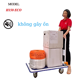 Mua Xe đẩy hàng HLVINA H150 bánh cao cấp êm ái ít ồn