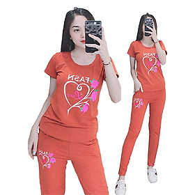 Đồ Bộ Nữ Mặc Nhà Dễ Thương Anh Phúc + Cotton Trái Tim