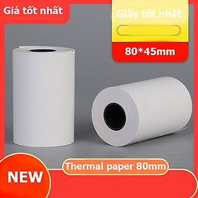 Giấy in hóa đơn, giấy in nhiệt, in bill K80, phi 45, sử dụng tất cả máy in máy pos bán hàng  [hàng chính hãng