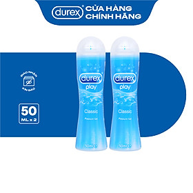 BAO BÌ MỚI] BỘ 2 GEL BÔI TRƠN DUREX CLASSIC 50 ML