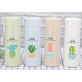 Mua Bình Nước Cactus Love Lõi Thủy Tinh 400ml Nhiều Màu