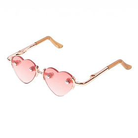 Fashion Gold Leg Heart Glasses Eyewear Eyeglasses for 1/3 BJD SD AS DZ DD #4