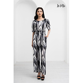 Jumpsuit Chiffon Ống Rộng Lưng Thun Maxivic, La Mộc - LM72110