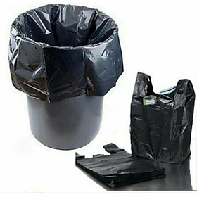 Mua 1KG Túi Nilon (Size 43 Đựng 15Kg) Đen Bóng Dẻo Dai Có Quai Sách