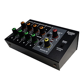 Professional Audio Mixer Small Mixer Compact Portable for Stage