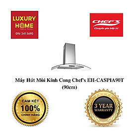Mua Máy Hút Mùi Kính Cong Chef s EH-CASPIA90T (90cm) - Hàng Chính Hãng