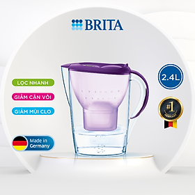 Bình Lọc Nước BRITA Marella Basic Purple - 2.4L (Kèm Maxtra Plus)