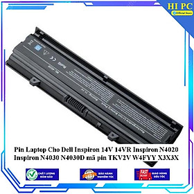 Pin Laptop Cho Dell Inspiron 14V 14VR Inspiron N4020 Inspiron N4030 N4030D mã pin TKV2V W4FYY X3X3X - Hàng Nhập Khẩu 
