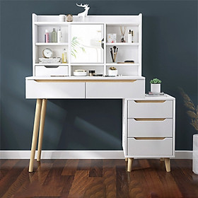 Bộ bàn trang điểm kèm gương cao cấp BAP002