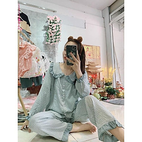 Bộ đồ bầu và sau sinh dài tay SANG CHẢNH siêu mềm mát