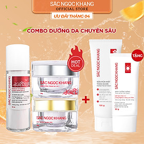 COMBO dưỡng da chuyên sâu kem dưỡng ban đêm 30g + kem dưỡng ban ngày 5 in 1 30g + Serum dưỡng trắng 30ml cho tác dụng nhanh mạnh, toàn diện