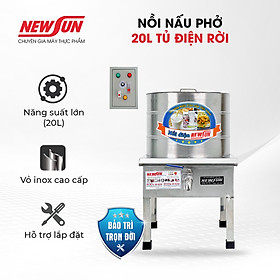 Nồi Nấu Phở Tủ Điện Rời Công Nghiệp NEWSUN