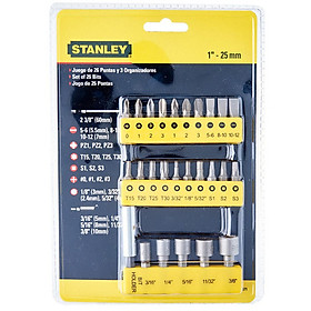 Bộ đầu vít 29 chi tiết STANLEY 68-071