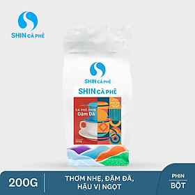 SHIN Cà Phê - Cà phê Đậm Đà 200g bột - Cà phê pha phin