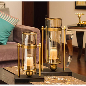 Mua Bộ đôi đựng nến kèm cắm hoa trang trí